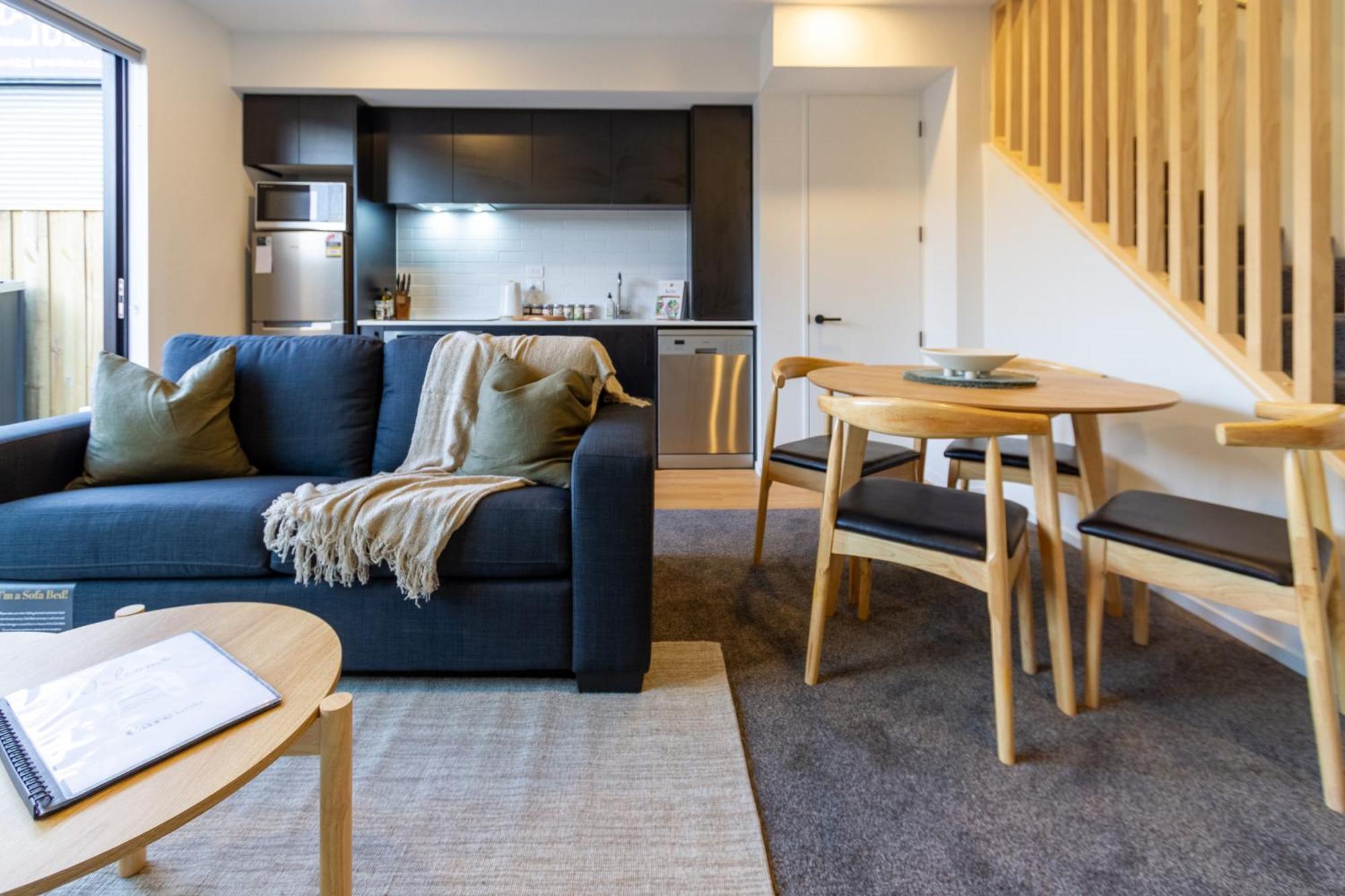 2 Bed, 2 Bath W Sofa Bed - Great Cafes Nearby Appartement Christchurch Buitenkant foto